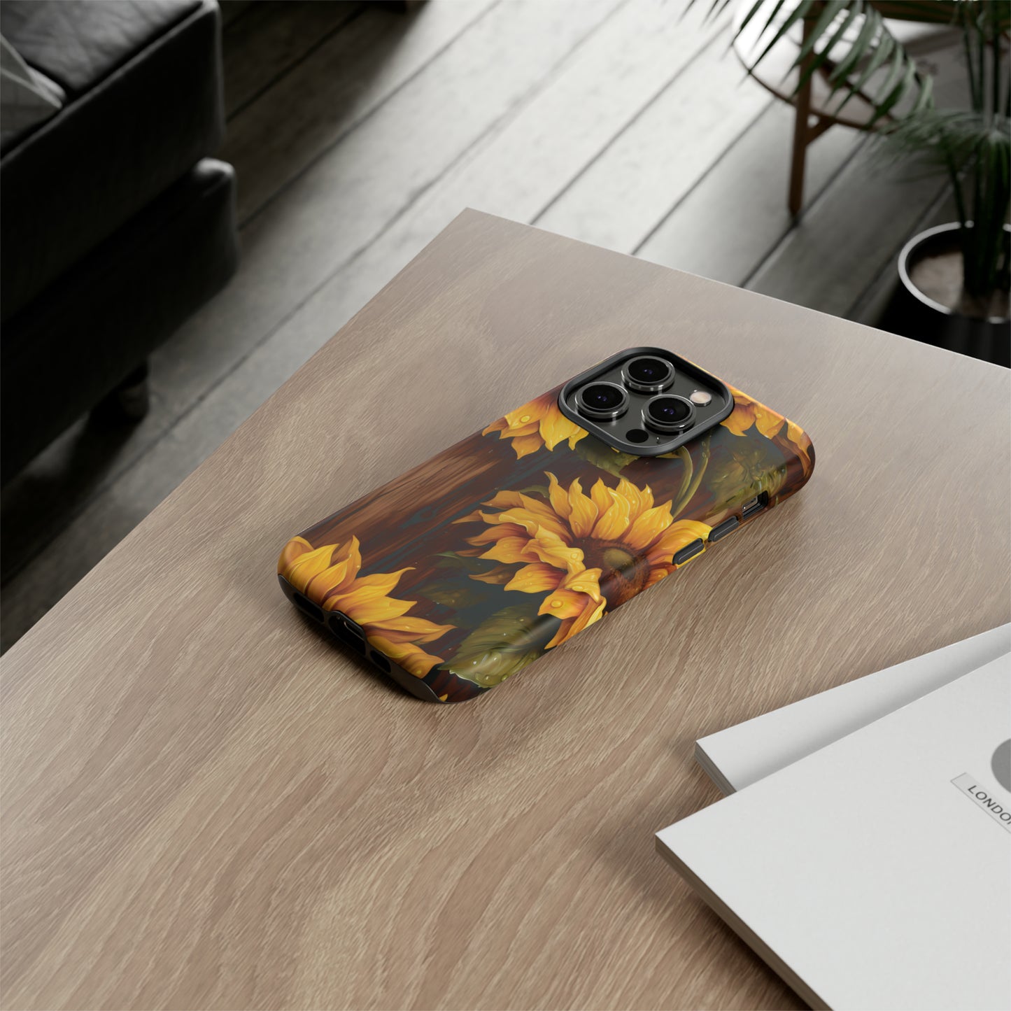 Sunflower Phone Case iPhone 12-15 Pro Max, Google Pixel 5-7 Pro, Samsung S20-23