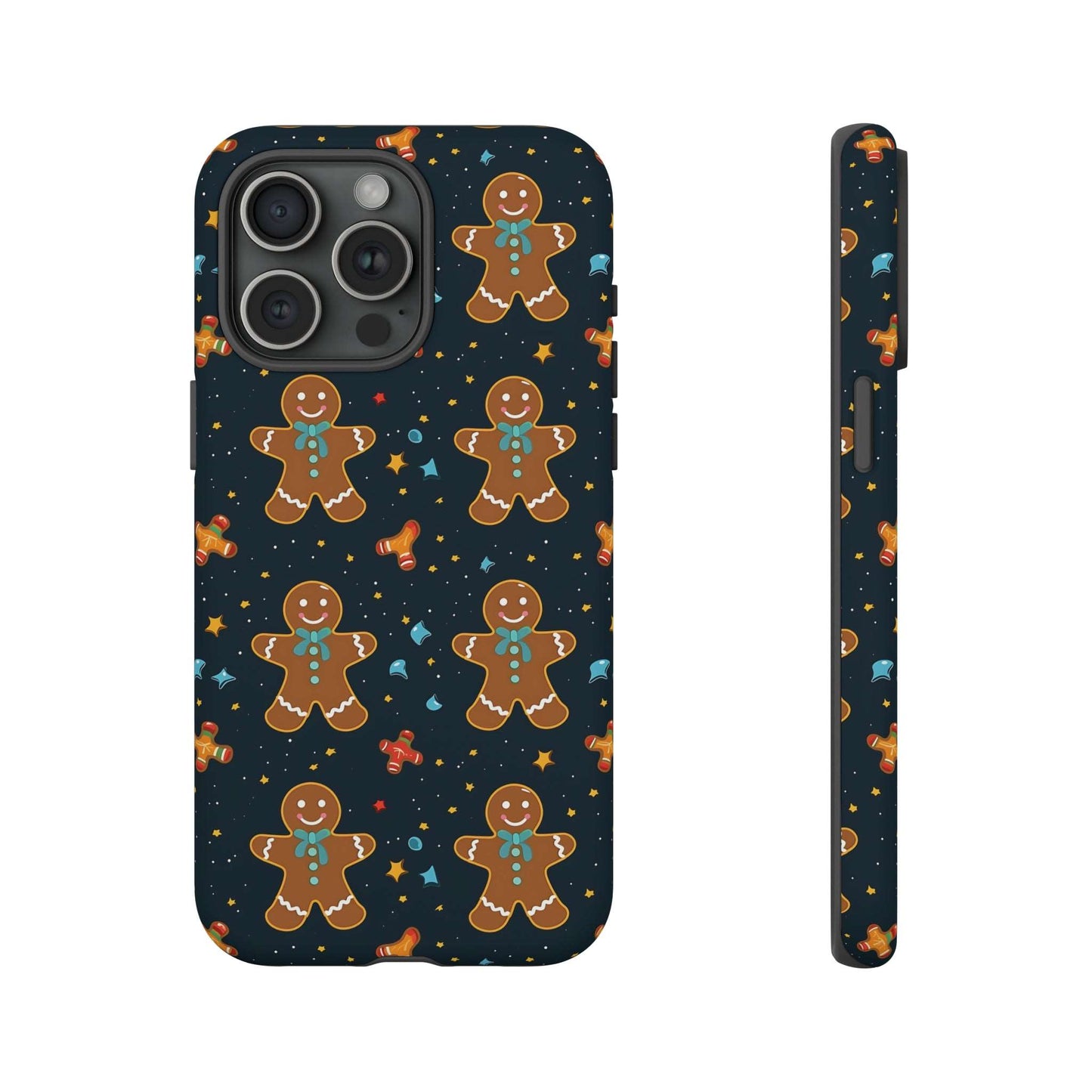 Christmas Gingerbread Man Phone Case iPhone 12-15 Pro Max, Google Pixel 5-7 Pro, Samsung S20-23