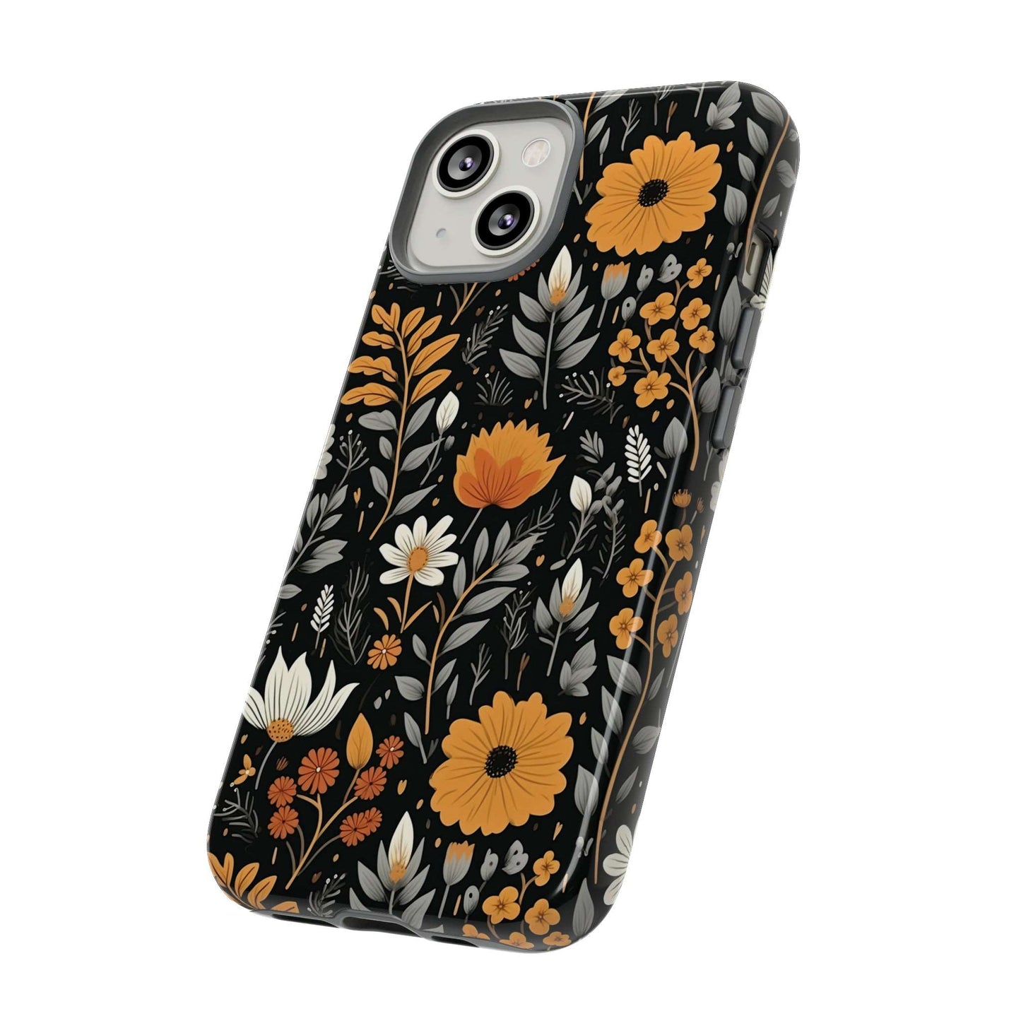 BOHO Flower Phone Case iPhone 12-15 Pro Max, Google Pixel 5-7 Pro, Samsung S20-23