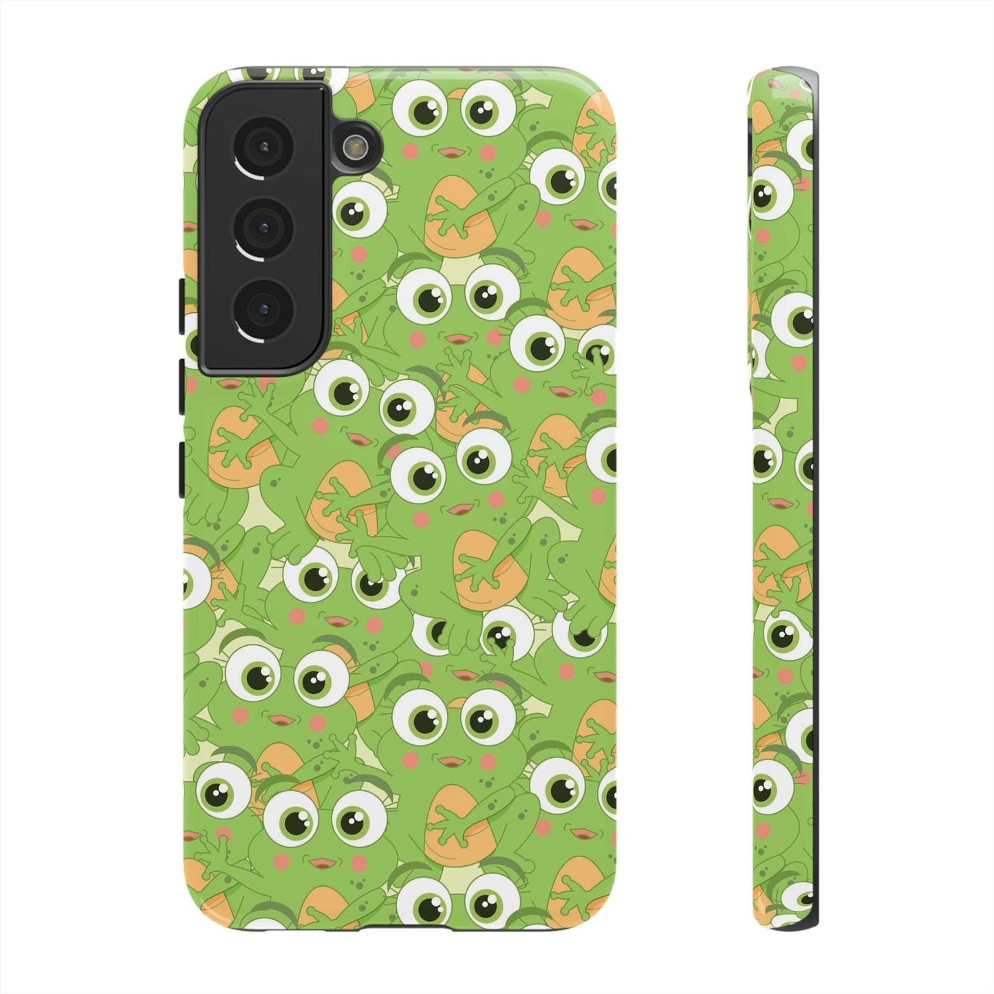 Frog Phone Case iPhone 12-15 Pro Max, Google Pixel 5-7 Pro, Samsung S20-23