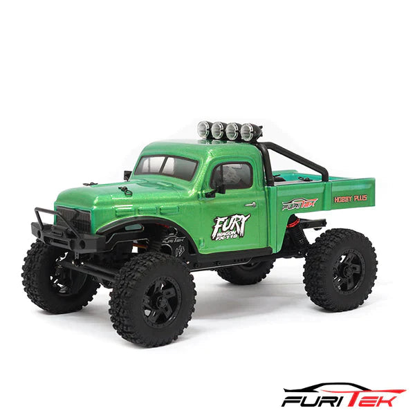 FURITEK FX118 FURY WAGON RTR BRUSHLESS 1/18 RC CRAWLER KIT (GREEN)