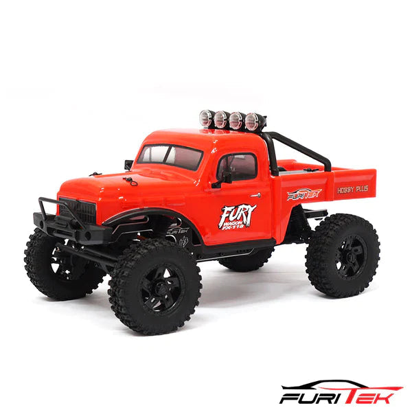 FURITEK FX118 FURY WAGON RTR BRUSHLESS 1/18 RC CRAWLER KIT (RED)