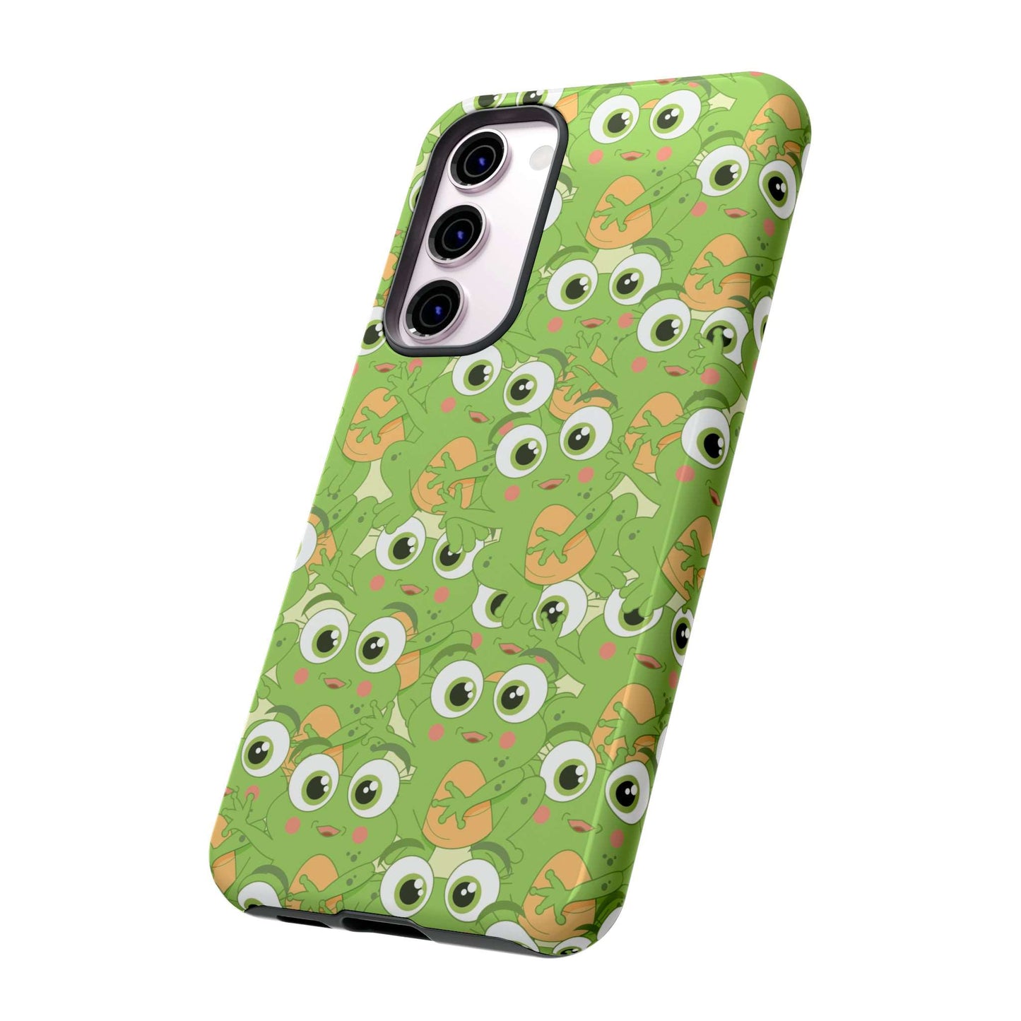 Frog Phone Case iPhone 12-15 Pro Max, Google Pixel 5-7 Pro, Samsung S20-23