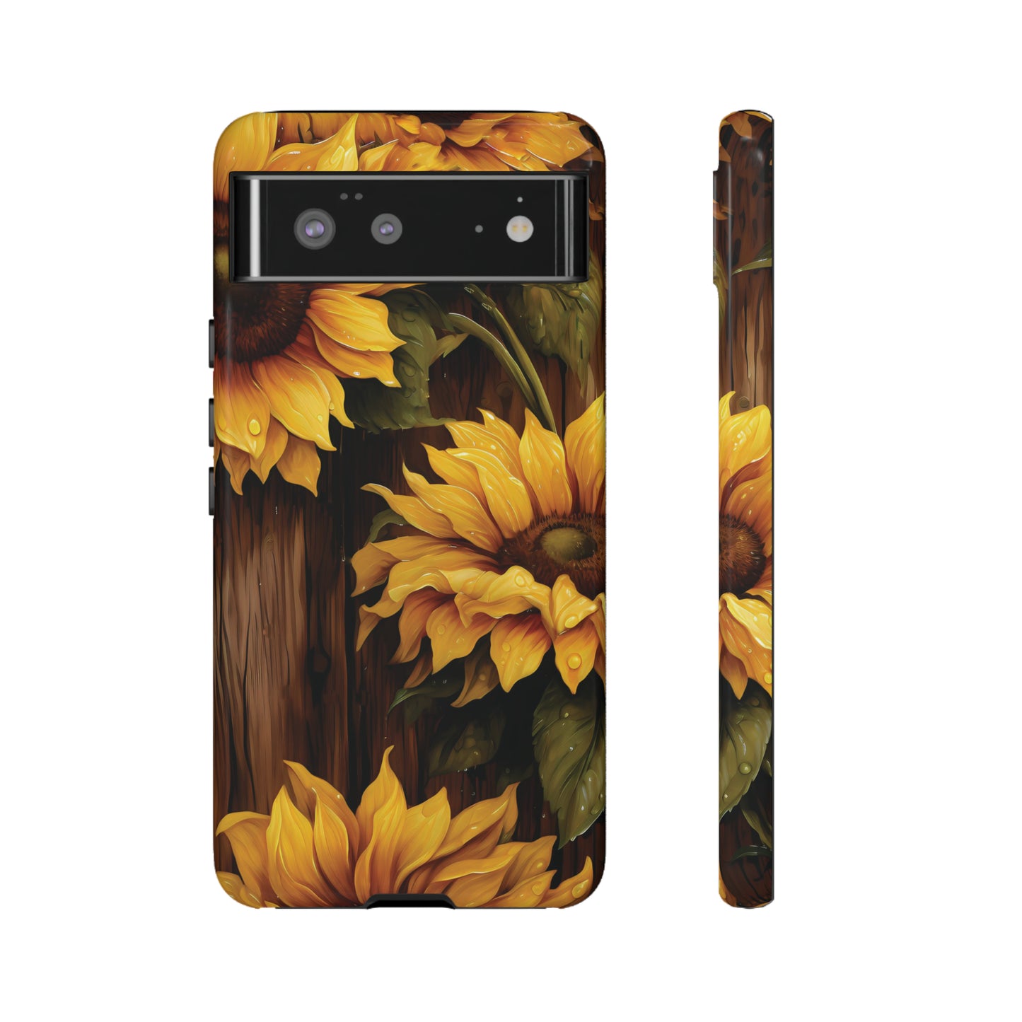 Sunflower Phone Case iPhone 12-15 Pro Max, Google Pixel 5-7 Pro, Samsung S20-23