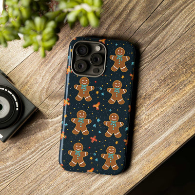 Christmas Gingerbread Man Phone Case iPhone 12-15 Pro Max, Google Pixel 5-7 Pro, Samsung S20-23