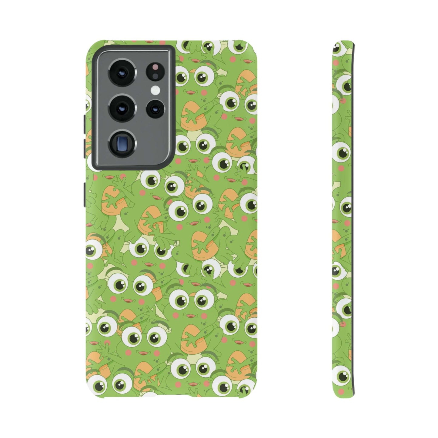 Frog Phone Case iPhone 12-15 Pro Max, Google Pixel 5-7 Pro, Samsung S20-23