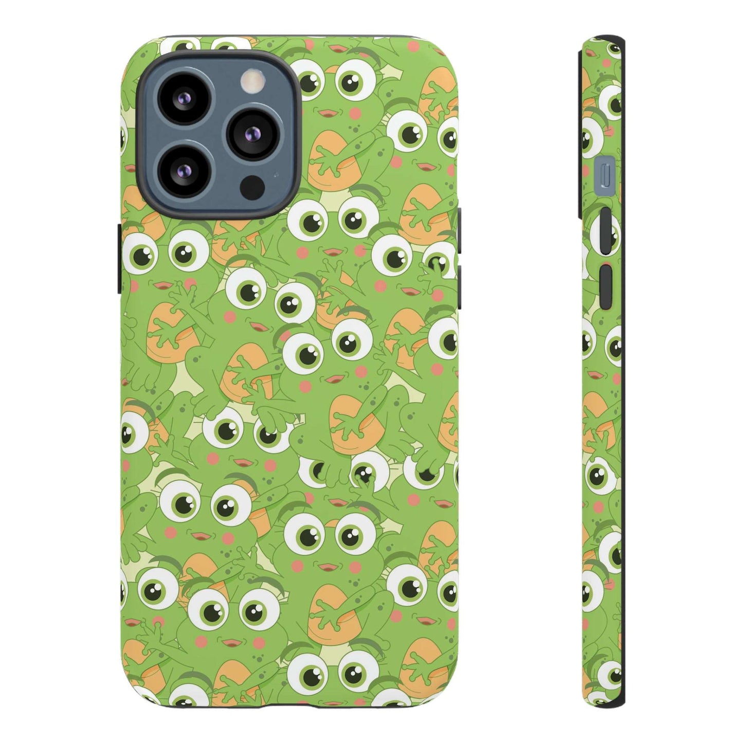 Frog Phone Case iPhone 12-15 Pro Max, Google Pixel 5-7 Pro, Samsung S20-23