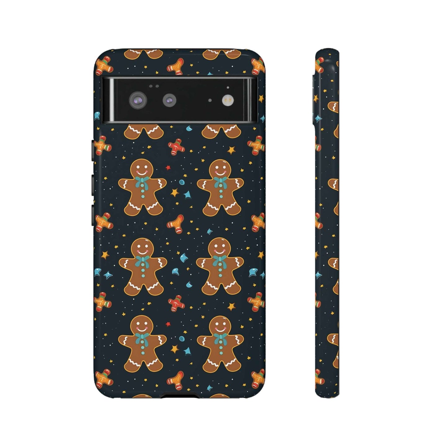 Christmas Gingerbread Man Phone Case iPhone 12-15 Pro Max, Google Pixel 5-7 Pro, Samsung S20-23