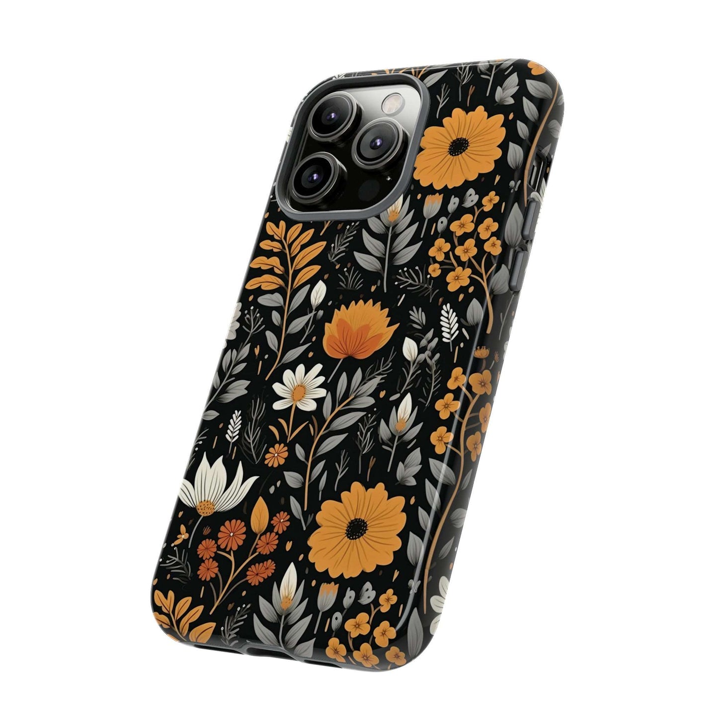 BOHO Flower Phone Case iPhone 12-15 Pro Max, Google Pixel 5-7 Pro, Samsung S20-23