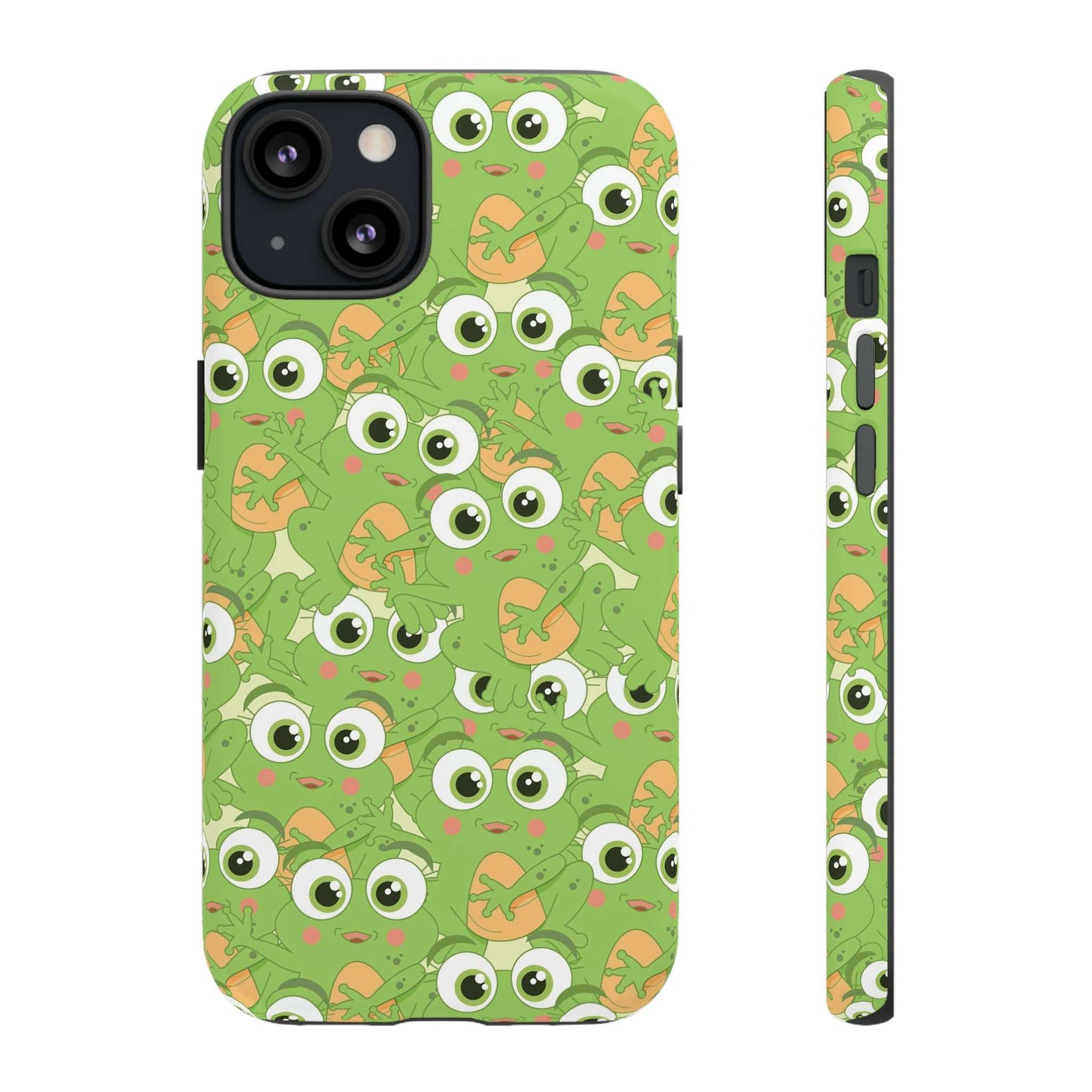 Frog Phone Case iPhone 12-15 Pro Max, Google Pixel 5-7 Pro, Samsung S20-23