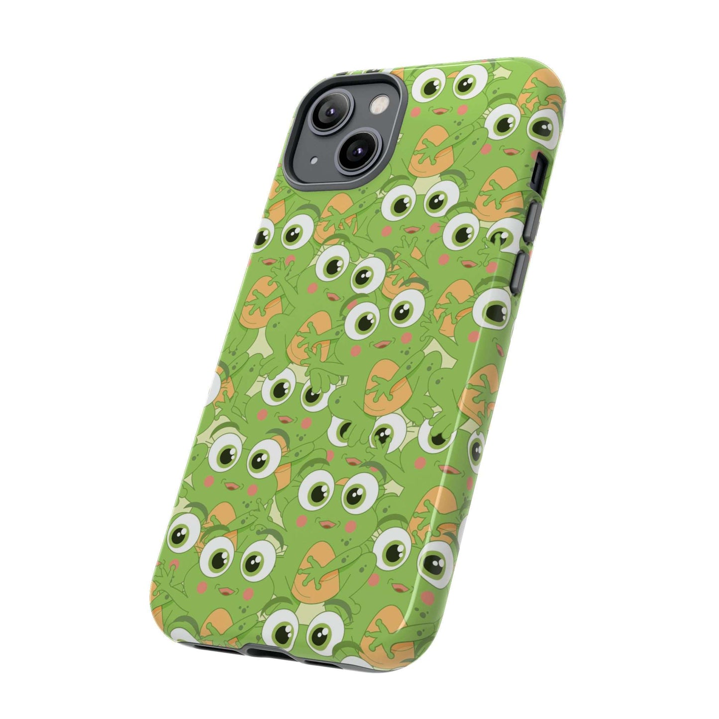 Frog Phone Case iPhone 12-15 Pro Max, Google Pixel 5-7 Pro, Samsung S20-23