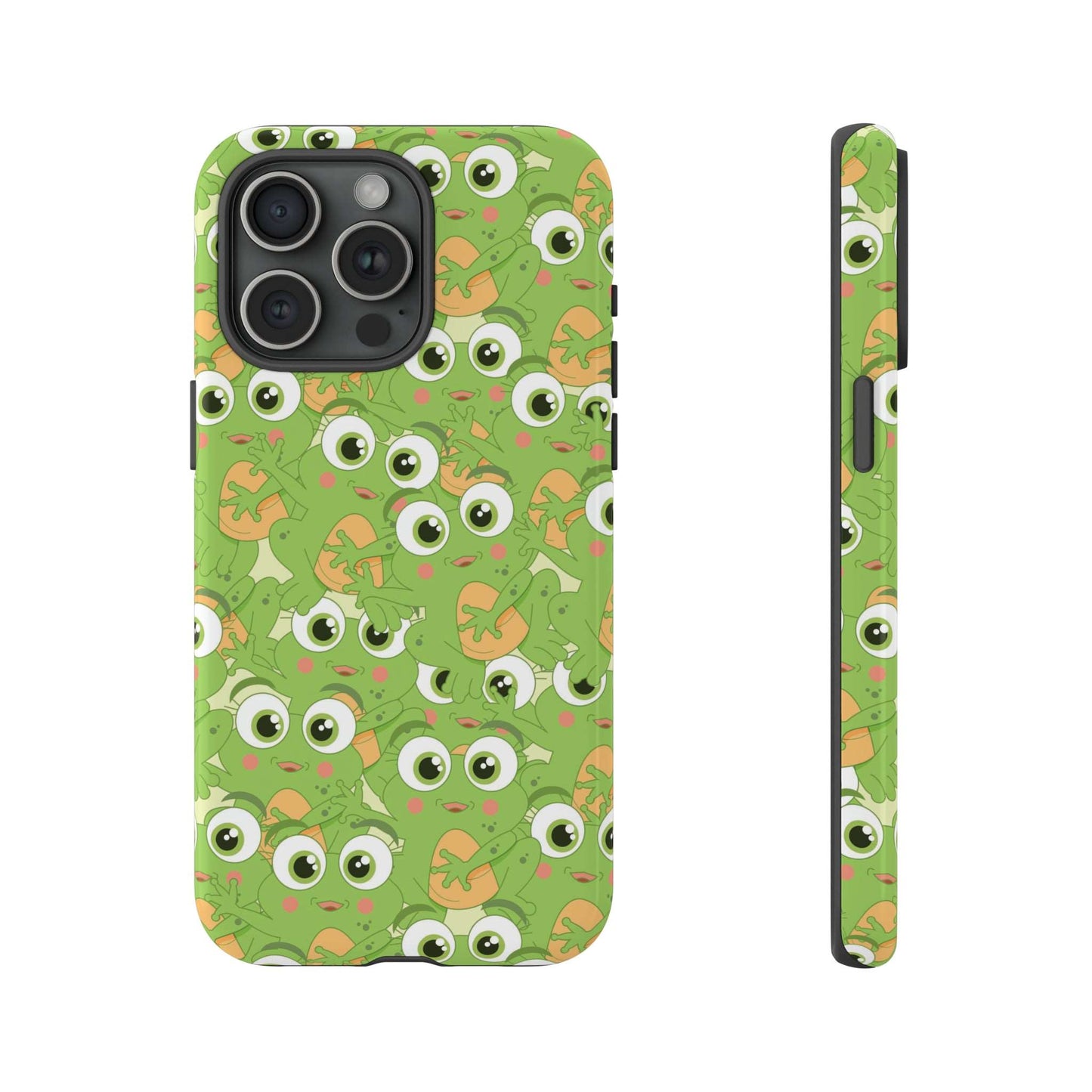 Frog Phone Case iPhone 12-15 Pro Max, Google Pixel 5-7 Pro, Samsung S20-23