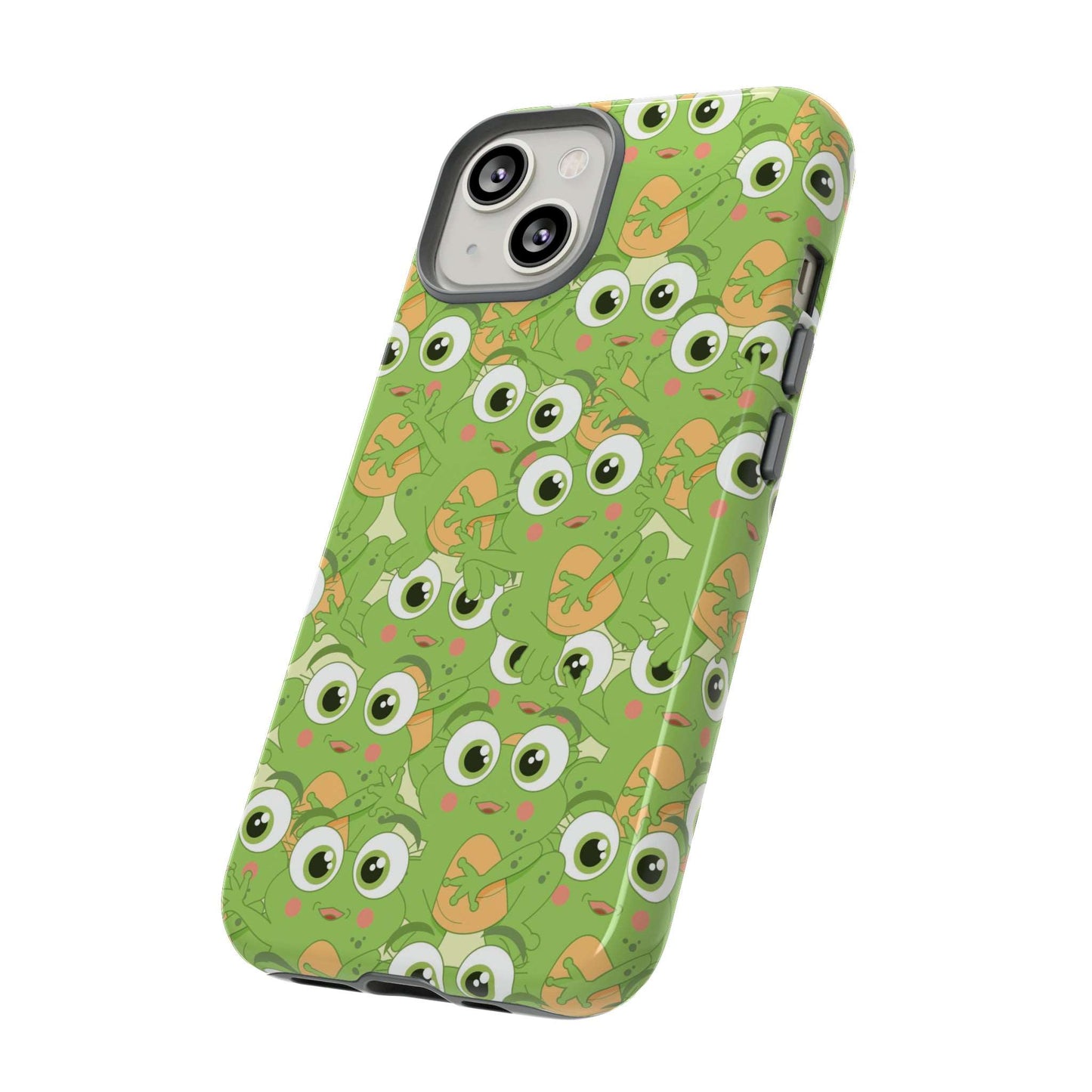 Frog Phone Case iPhone 12-15 Pro Max, Google Pixel 5-7 Pro, Samsung S20-23