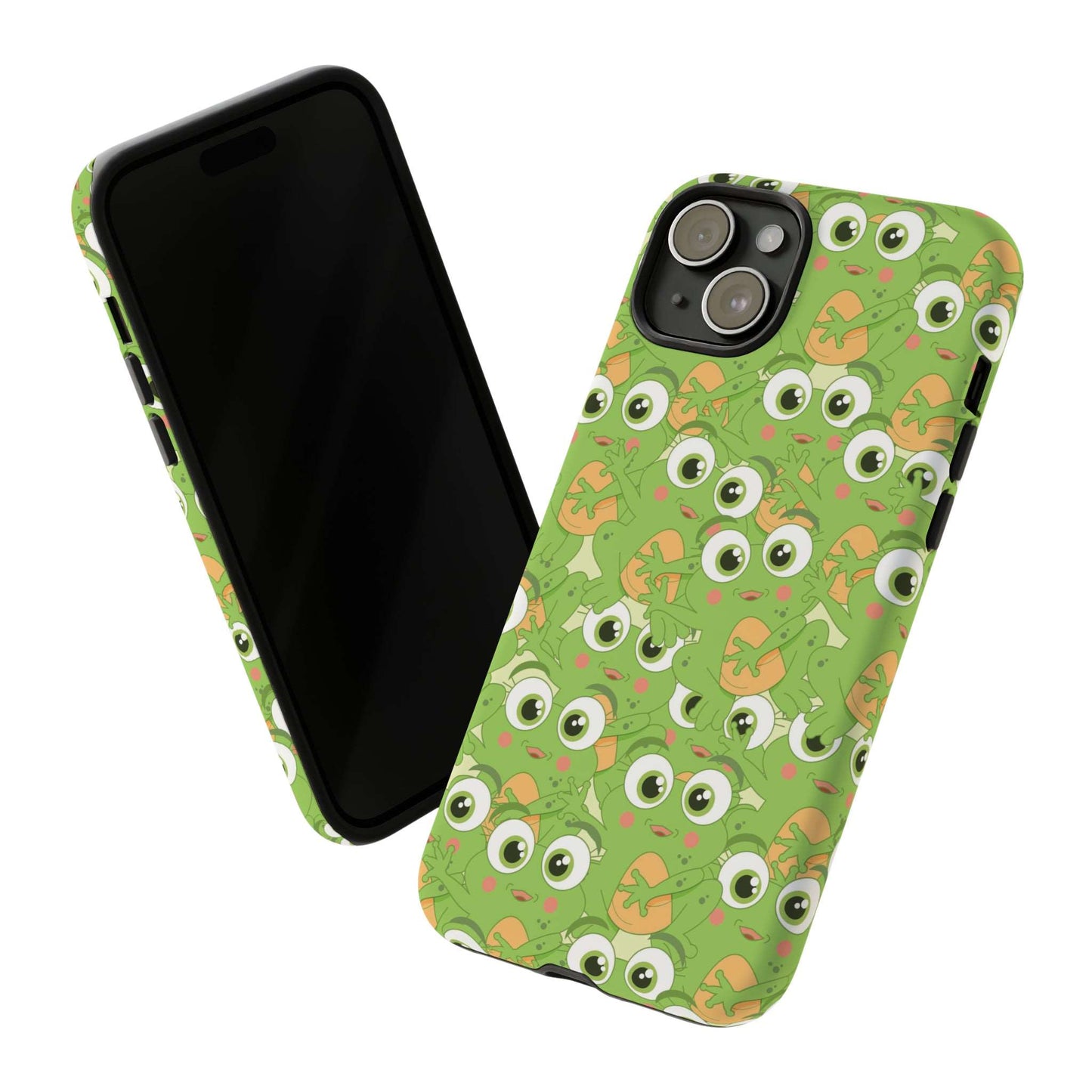 Frog Phone Case iPhone 12-15 Pro Max, Google Pixel 5-7 Pro, Samsung S20-23