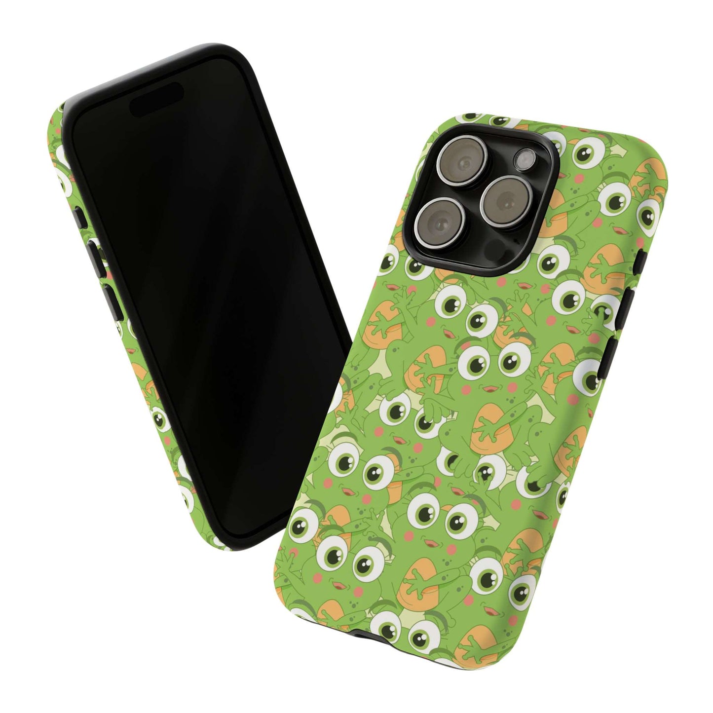 Frog Phone Case iPhone 12-15 Pro Max, Google Pixel 5-7 Pro, Samsung S20-23