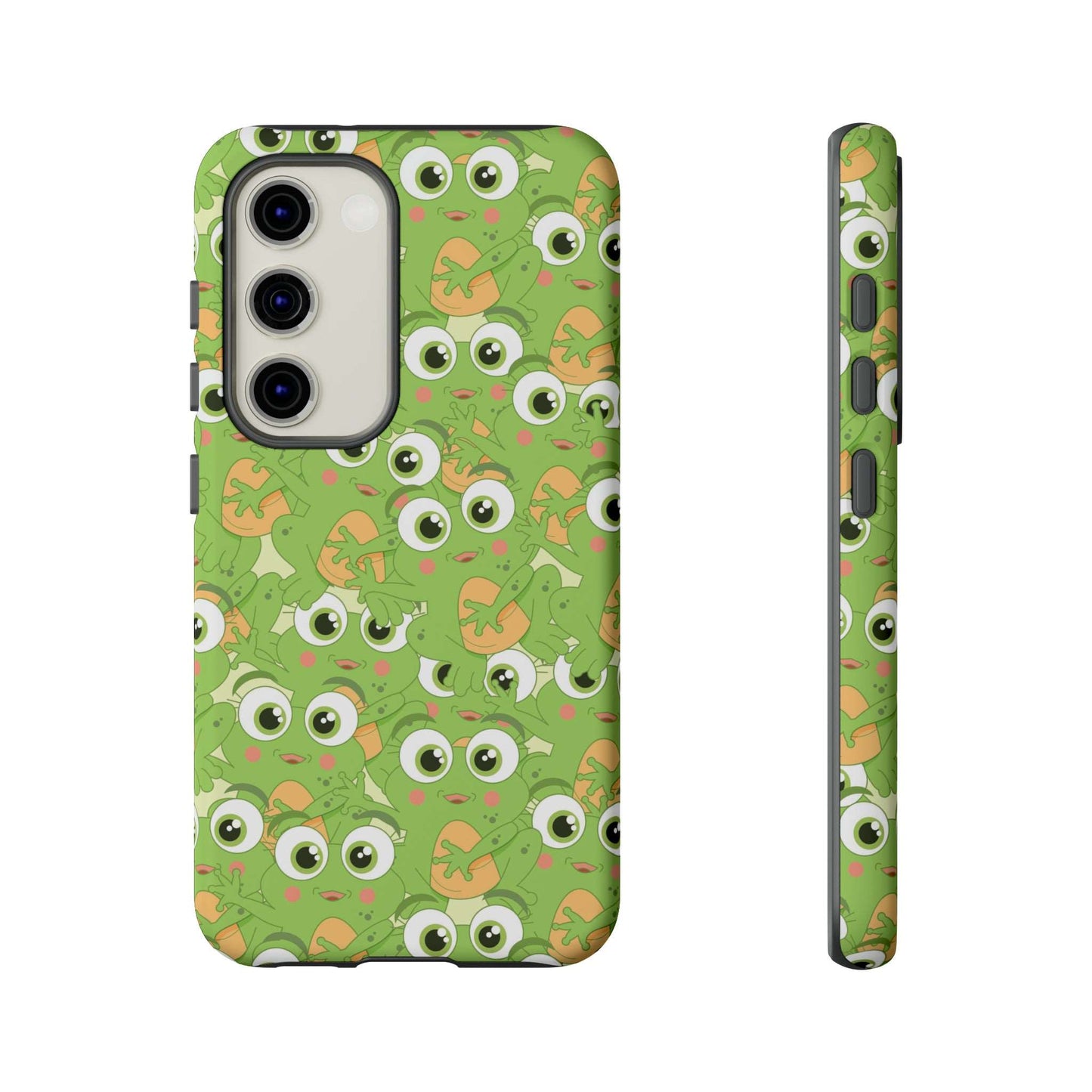 Frog Phone Case iPhone 12-15 Pro Max, Google Pixel 5-7 Pro, Samsung S20-23