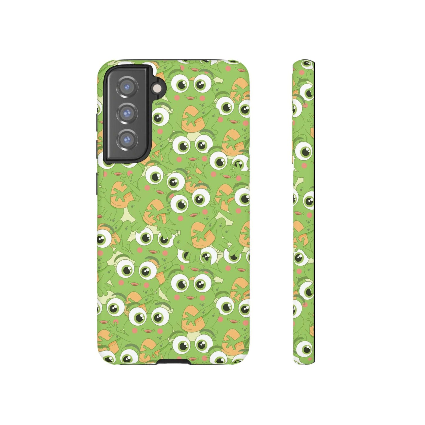 Frog Phone Case iPhone 12-15 Pro Max, Google Pixel 5-7 Pro, Samsung S20-23