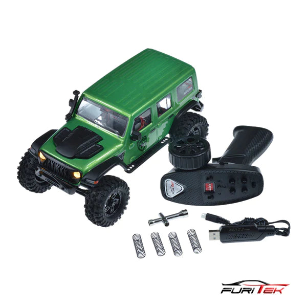 FURITEK FX118 KATANA RTR BRUSHLESS 1/18 RC CRAWLER KIT (GREEN)