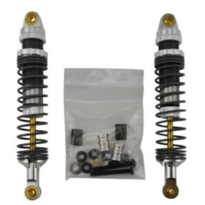 RC Hop Ups 1/10 CNC Aluminum Single Spring Front/Rear (110-115mm) Shocks For Cra