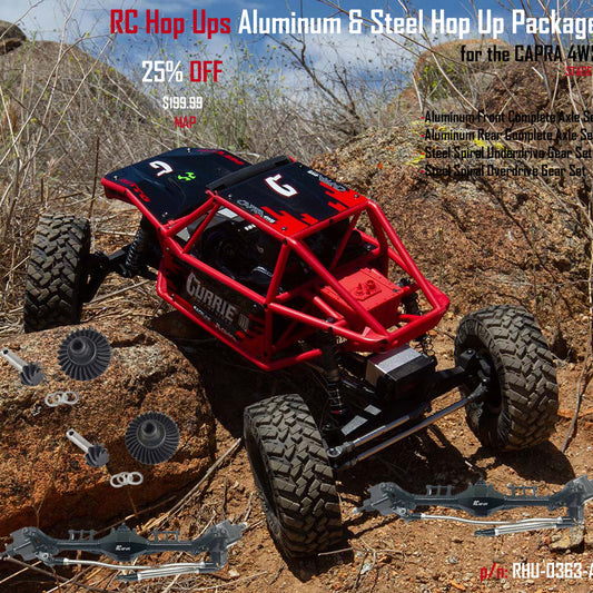 RC Hop Ups Aluminum & Steel Hop Up Package for the Axial Capra 4WS (Stage 1)