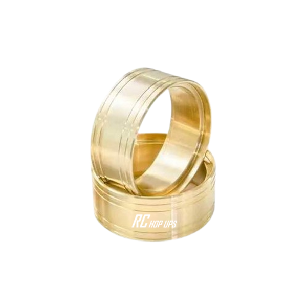 RC Hop Ups 1.9″ CNC Brass Wheel Clamp Rings (2)