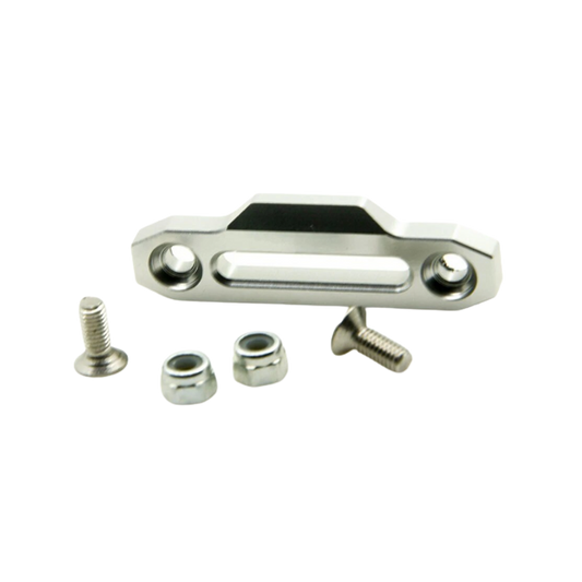 RC Hop Ups CNC Aluminum Winch Fairlead Mount (Silver)