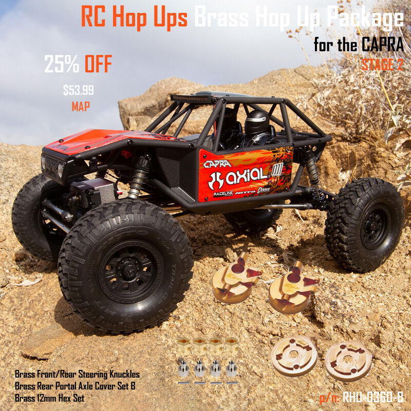 RC Hop Ups Brass Hop Up Package for the Axial Capra (Stage 2)