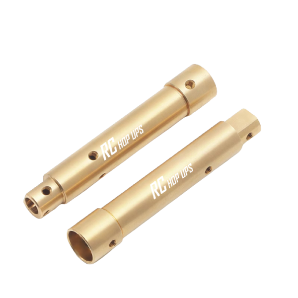 RC Hop Ups CNC Brass Rear Axle Tube Set (2)