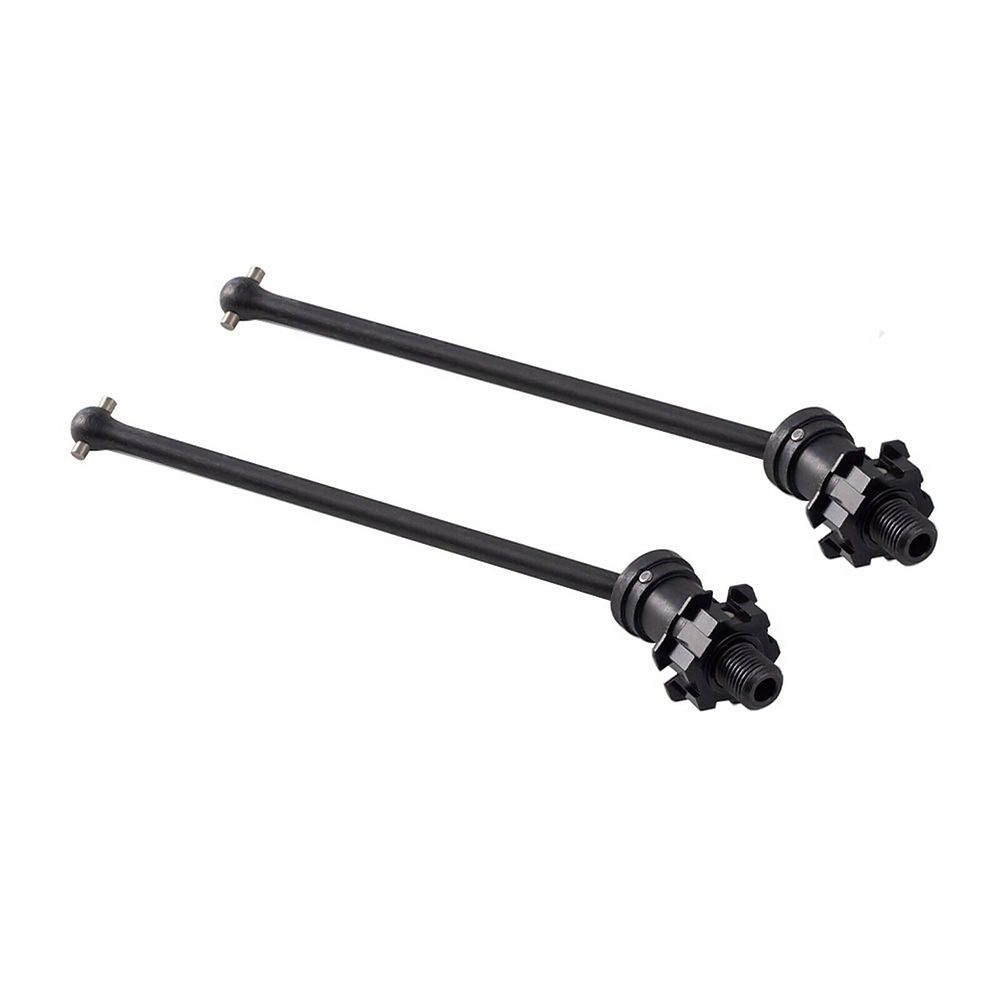 RC Hop Ups CNC Hardened Steel Front / Rear Drive Shafts w/ Stub Axles & Hexs (2)