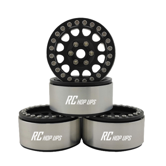 RC Hop Ups 1.9" CNC Aluminum Beadlock Wheels (4)