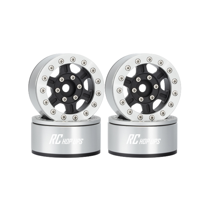 RC Hop Ups 1.55" CNC Aluminum Beadlock Wheels (4)