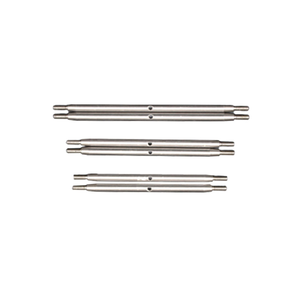 RC Hop Ups Hardened Stainless Upper/Lower Linkage Set (6)