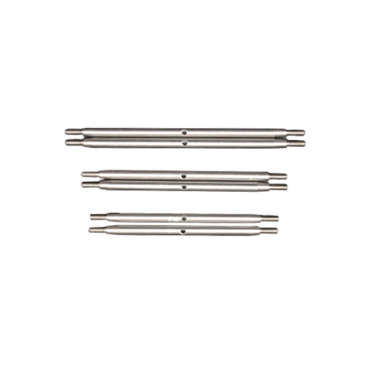 RC Hop Ups Hardened Stainless Upper/Lower Linkage Set (6)