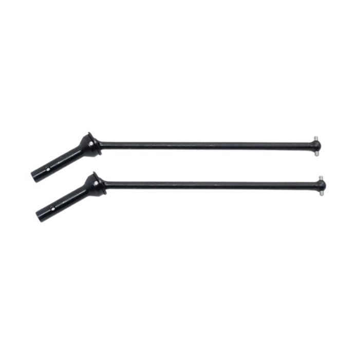 RC Hop Ups CNC Hardened Steel Rear CVD Driveshaft Set, 139mm (2)