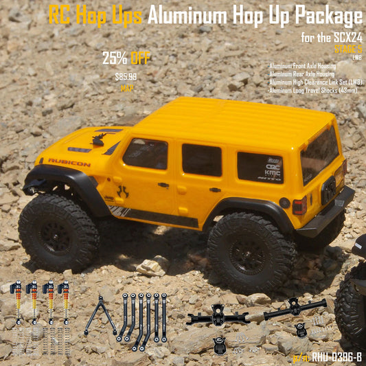 RC Hop Ups Aluminum Hop Up Package for Axial SCX24 (Stage 5) (LWB)