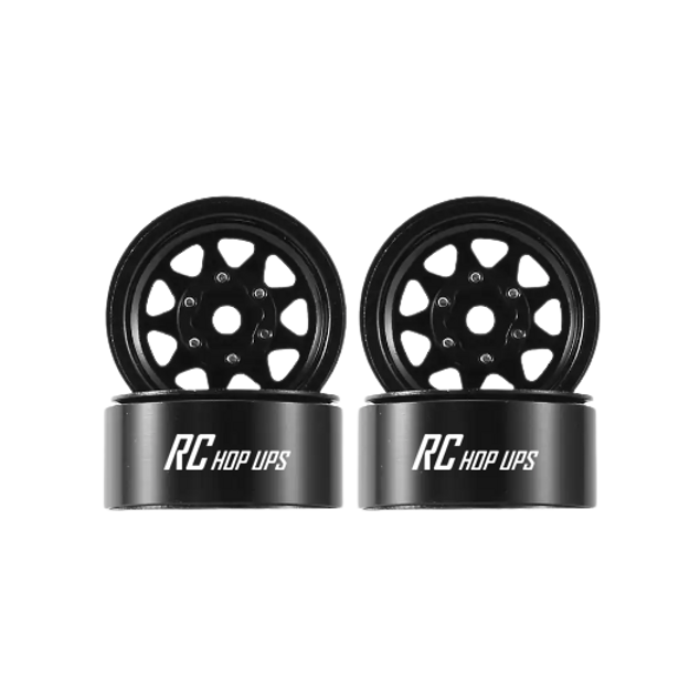 RC Hop Ups 1.0" CNC Aluminum Negative Offset Beadlock Wheels (4)