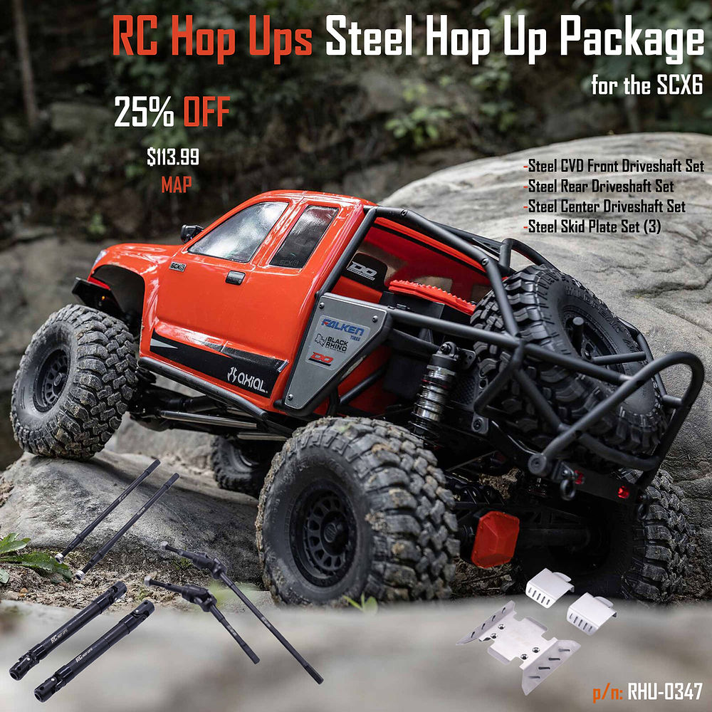 RC Hop Ups Steel Hop Up Package for Axial SCX6