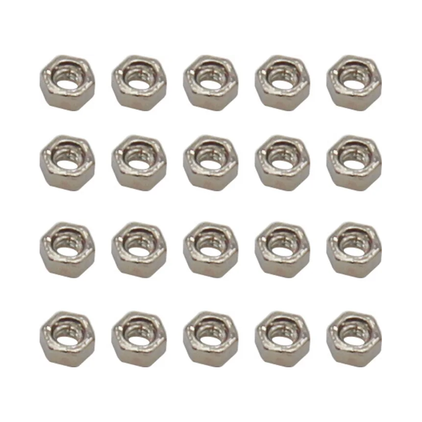 RC Hop Ups M1.4 Stainless Steel Hex Nuts (20)