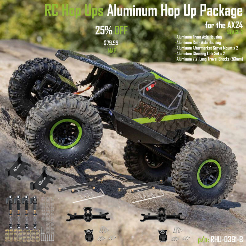 RC Hop Ups Aluminum Hop Up Package for Axial AX24 (Stage 2)