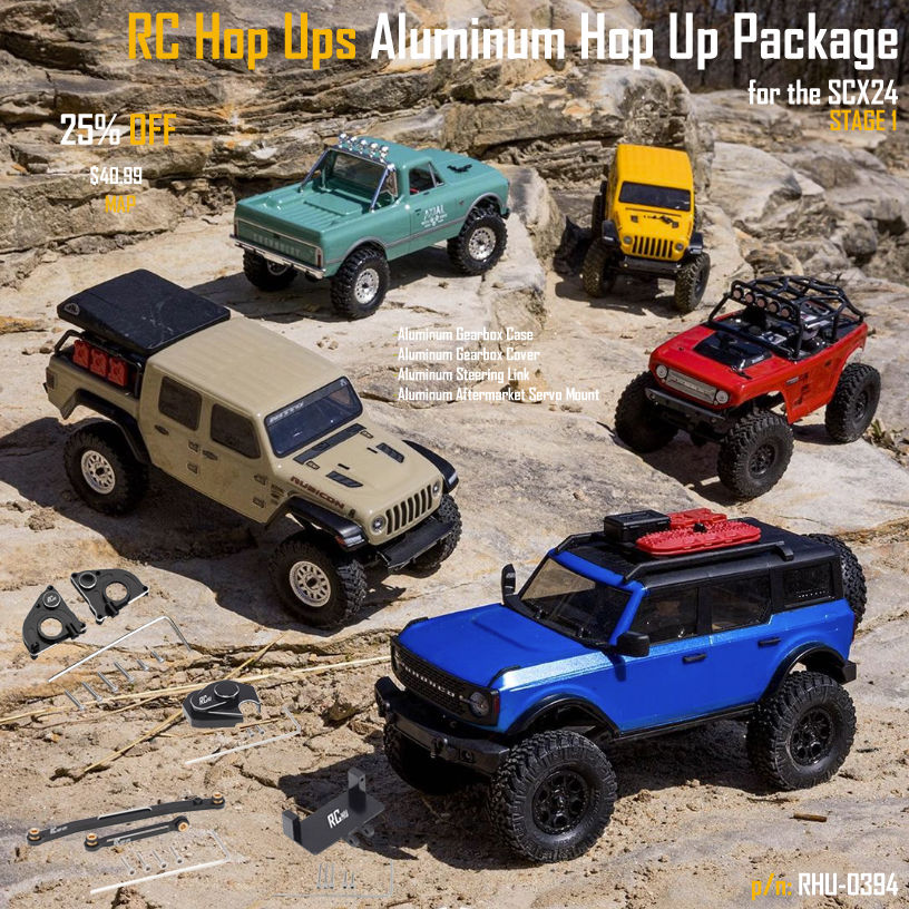 RC Hop Ups Aluminum Hop Up Package for Axial SCX24 (Stage 1)