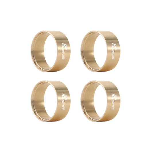 RC Hop Ups 1.0″ CNC Brass Wheel Clamp Rings (4)