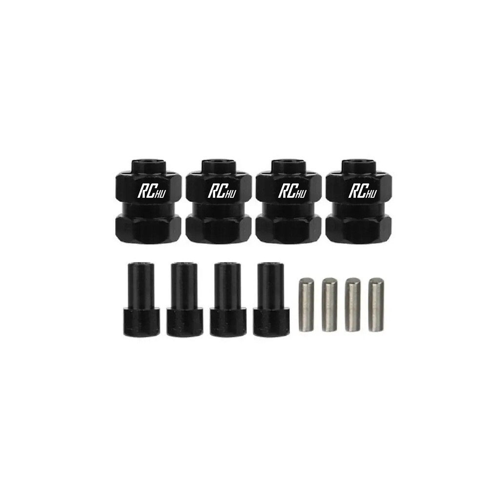 RC Hop Ups CNC Aluminum +4mm 7mm Hex Set (4)