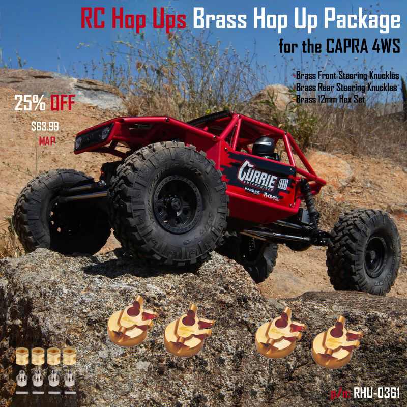 RC Hop Ups Brass Hop Up Package for the Axial Capra 4WS