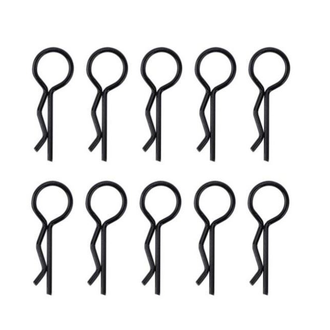 RC Hop Ups Large Body Clips (10) (1/7 & 1/6 Scale)