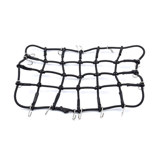 RC Hop Ups Scale Decorative Luggage Net For 1/10 Crawler (200x130mm) (Black)