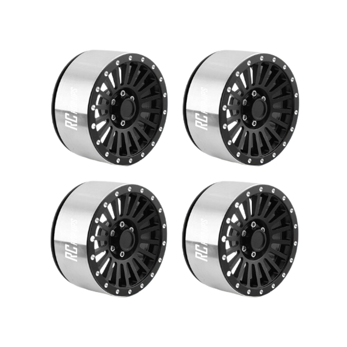 RC Hop Ups 2.6” CNC Aluminum Beadlock Wheels (4)