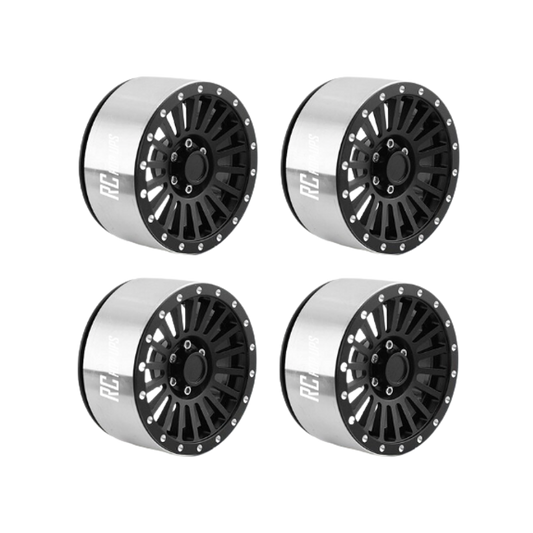 RC Hop Ups 2.6” CNC Aluminum Beadlock Wheels (4)