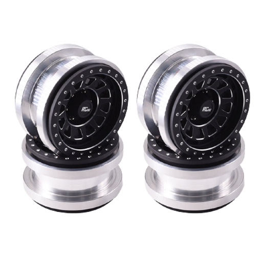 RC Hop Ups 2.9" CNC Aluminum Bead Lock Wheels (4)