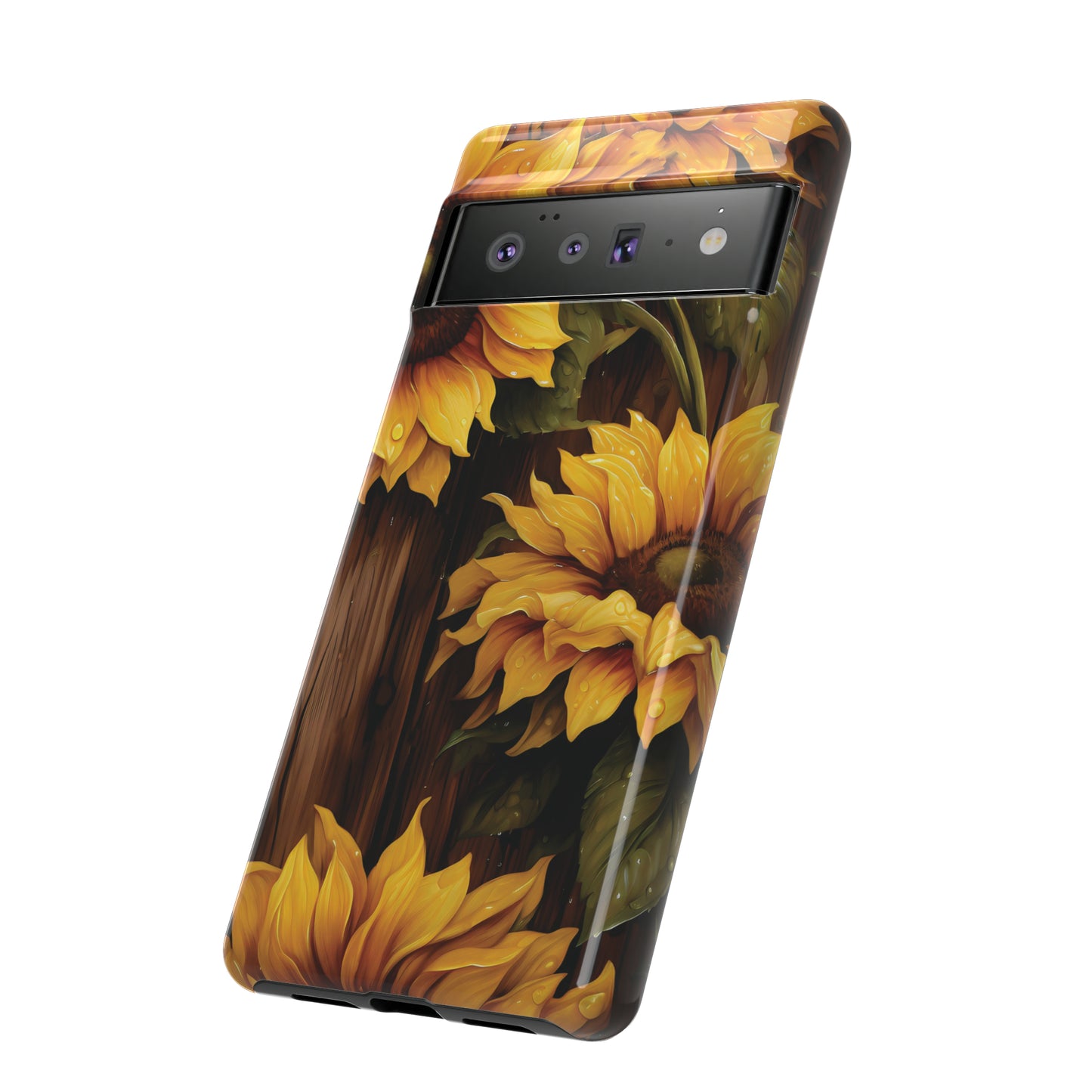 Sunflower Phone Case iPhone 12-15 Pro Max, Google Pixel 5-7 Pro, Samsung S20-23