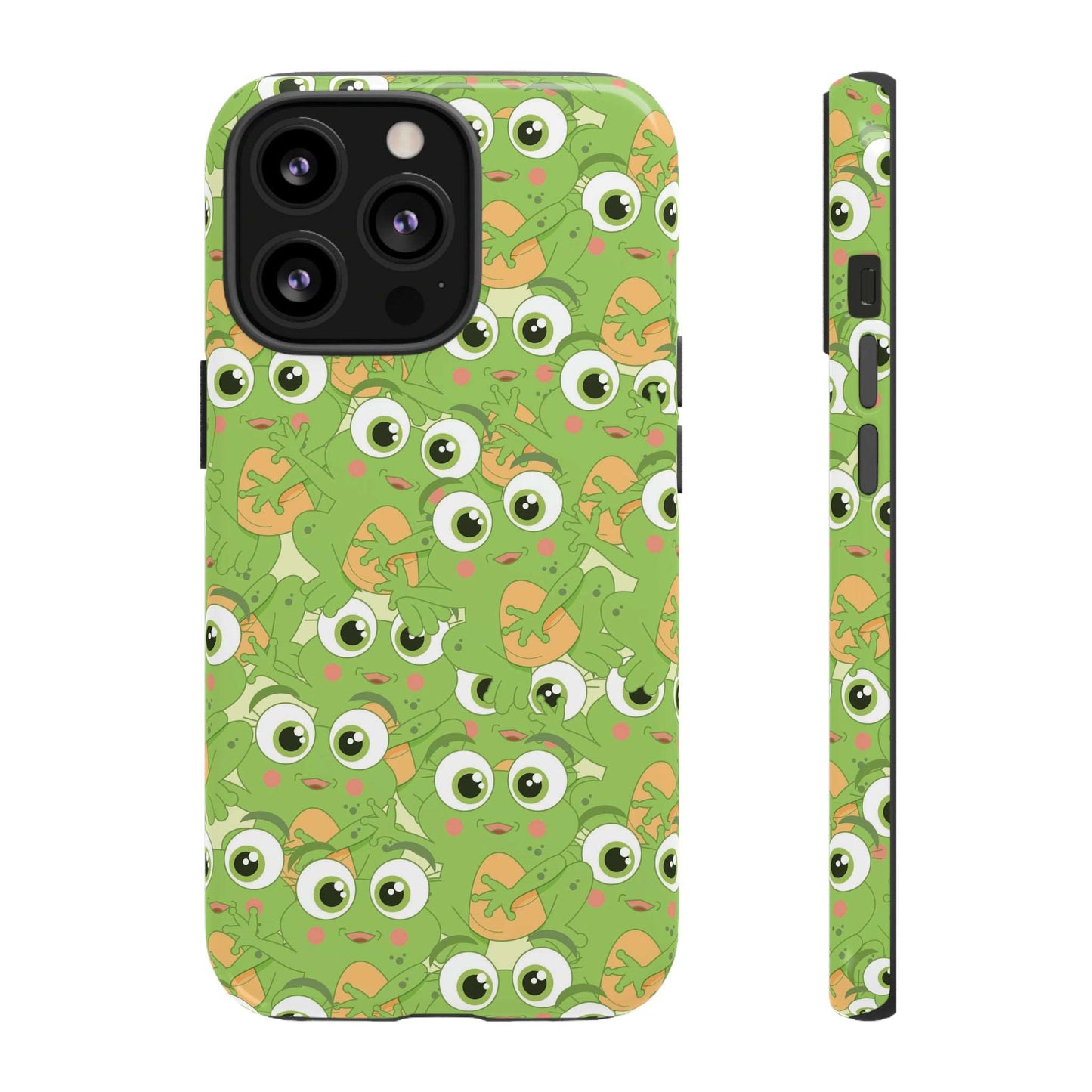 Frog Phone Case iPhone 12-15 Pro Max, Google Pixel 5-7 Pro, Samsung S20-23